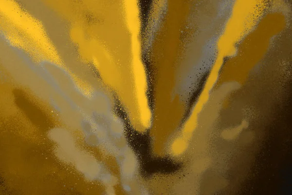 Yellow Spray Paint Abstract Wallpaper — Stock Photo, Image