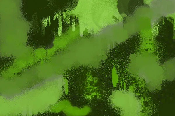 Πράσινο Χρώμα Σπρέι Αφηρημένη Ταπετσαρία — Φωτογραφία Αρχείου