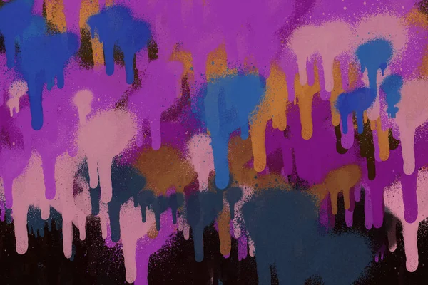 Різнокольорова Фарба Розпилення Абстрактні Шпалери — стокове фото