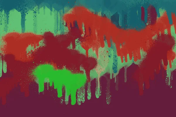 Pintura Spray Multicolorido Papel Parede Abstrato — Fotografia de Stock