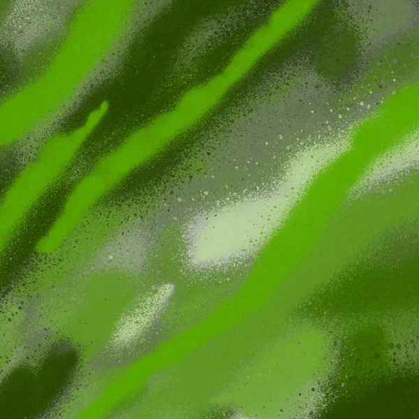Grüne Sprühfarbe Abstrakte Tapete — Stockfoto