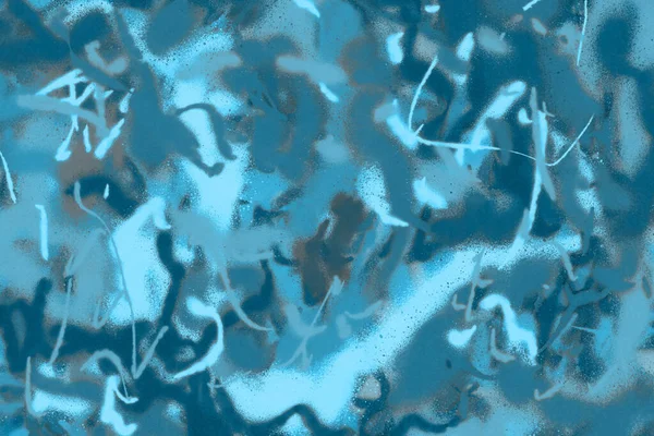 Μπλε Χρώμα Σπρέι Αφηρημένη Ταπετσαρία — Φωτογραφία Αρχείου