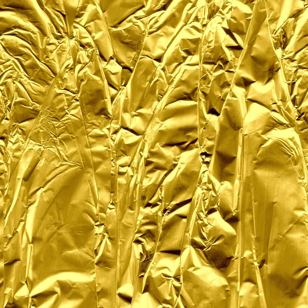 Altın Folyo Doku Arkaplanı — Stok fotoğraf