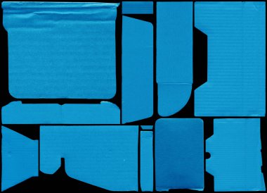 Detaylı soyut karton desen