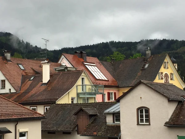 Häuser Österreich Tagsüber — Stockfoto