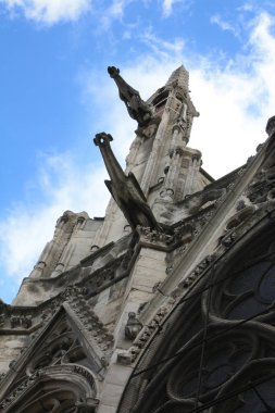 Notre Dame Paris Fransa gargoyles ile