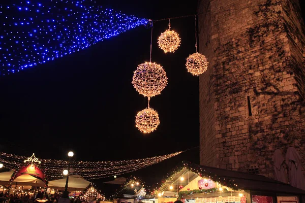 Decoración Navidad Zadar Croacia 2019 — Foto de Stock