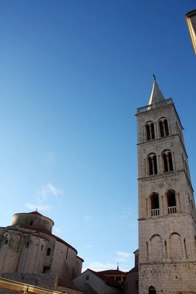 聖ドナト教会 大聖堂の鐘塔 ザダル クロアチア — ストック写真