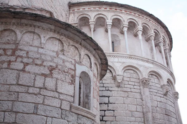 Igreja São Crisógono Zadar Croácia Estilo Românico Detalhes — Fotografia de Stock