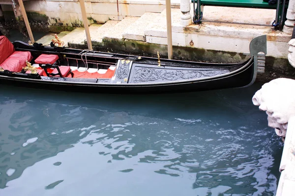 Gondoler Venedig Italien Adriatiska Havet — Stockfoto