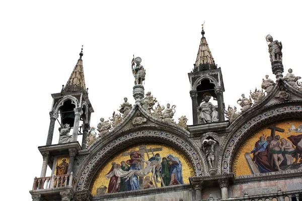 意大利威尼斯马克广场上的圣马克大教堂 — 图库照片