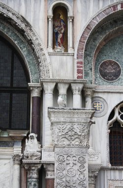 Saint Mark Katedrali Mark Meydanı Venedik İtalya.