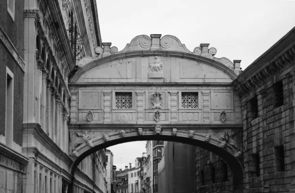 Veneza Itália Fevereiro 2018 Ponte Dos Suspiros Desenhada Por Antonio — Fotografia de Stock