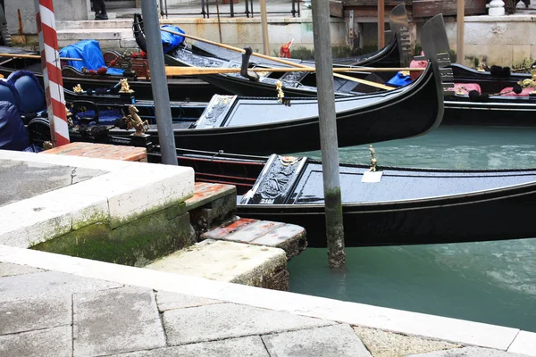 Gôndolas Veneza Itália Mar Adriático Fotografia De Stock