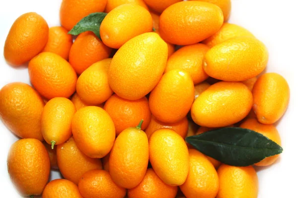 Small Oranges White Background — Stock Photo, Image