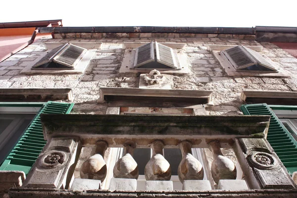 House Window Venetian Blinds Venice Style Zadar Croatia — Stock Photo, Image
