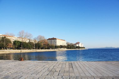  Riva sahil Zadar, Hırvatistan.