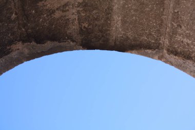 Roma Amfitiyatrosu Pula. Arena antik Roma kez. Mimarlık Hırvatistan.