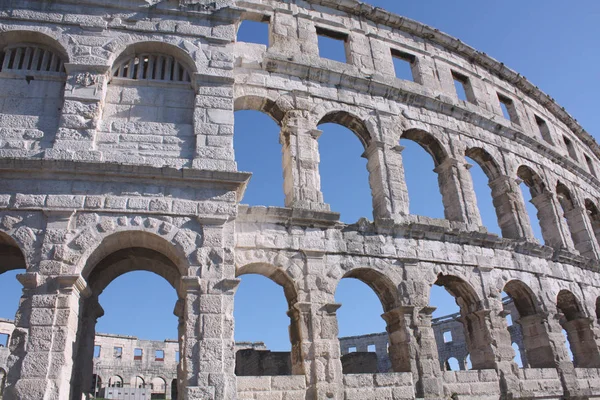 Roman Amphitheater Pula Arena Ancient Roman Times Architecture Croatia — Stock Photo, Image