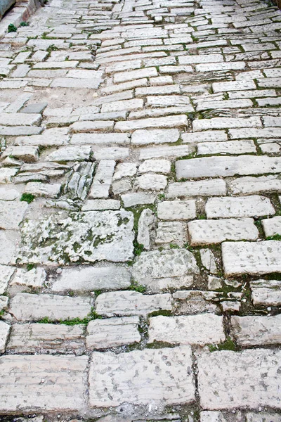 Velha Estrada Império Romano Tempo Croácia Pula — Fotografia de Stock