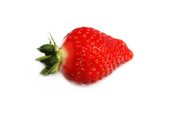 白色背景上的草莓红色 — 图库照片