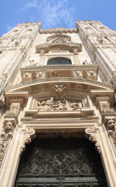 Milano Katedrali'ne. Katedral Meydanı. İtalya