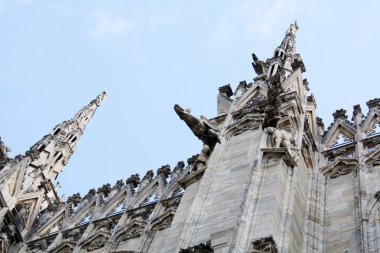 Milano Katedrali'ne. Katedral Meydanı. İtalya