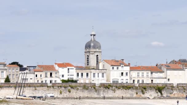 Rochelle Una Ciudad Del Oeste Francia Paisaje Del Antiguo Puerto — Vídeo de stock