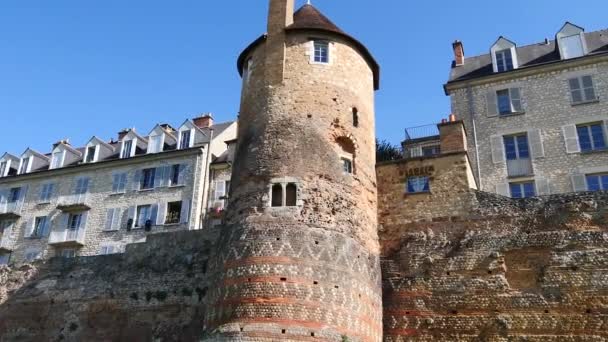 Mans Muhafaza Panoraması Yüzyılın Sonlarında Inşa Edilmiştir Eski Şehirde Yer — Stok video