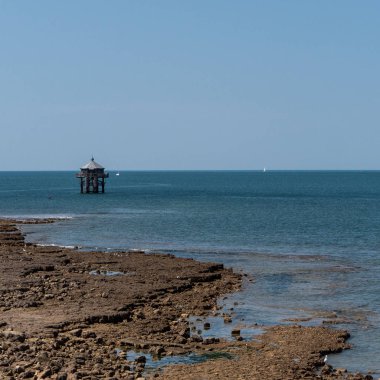 La Rochelle dünyanın ucundaki fener Pointe des Minimes La Rochelle'deki önünde bir deniz feneri olduğunu.