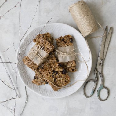 ev yapımı granola barlar