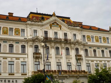 Pecs, Güney Macaristan - 22 Eylül 2016. Şehir Sonbahar fotoğrafları.