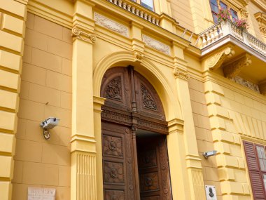 Pecs, Güney Macaristan - 22 Eylül 2016. Şehir Sonbahar fotoğrafları.