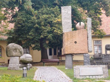 Pecs, Güney Macaristan - 22 Eylül 2016. Şehir Sonbahar fotoğrafları.