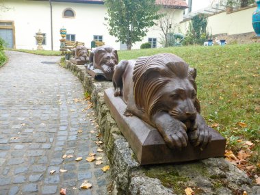 Pecs, Güney Macaristan - 22 Eylül 2016. Şehir Sonbahar fotoğrafları.