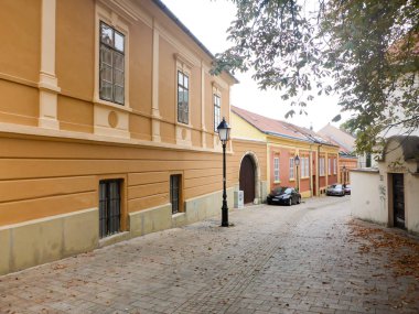 Pecs, Güney Macaristan - 22 Eylül 2016. Şehir Sonbahar fotoğrafları.