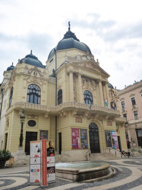 Pecs, Güney Macaristan - 22 Eylül 2016. Şehir Sonbahar fotoğrafları.