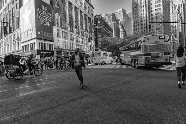 Nova Iorque Eua Maio 2018 Broadway Para Times Square Importante — Fotografia de Stock