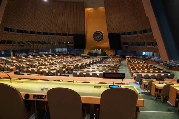 New York Usa May 2018 United Nations General Assembly Hall — Stock Photo, Image