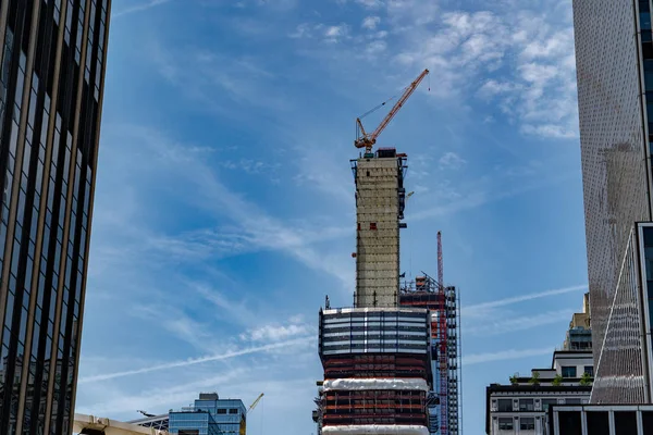 Rascacielos Nueva York Construcción — Foto de Stock