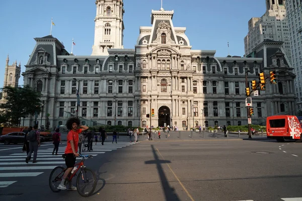 Philadelphie États Unis Mai 2018 Circulation Dans Ville Beaucoup Voitures — Photo