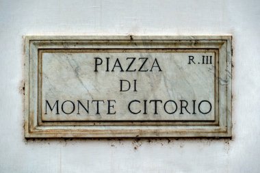 Piazza di monte citorio Roma Caddesi kadar ayrıntı kapatın