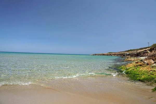 Marianelli Beach Sicilia Nudista Gay Friendly Biew Panorama — Foto Stock