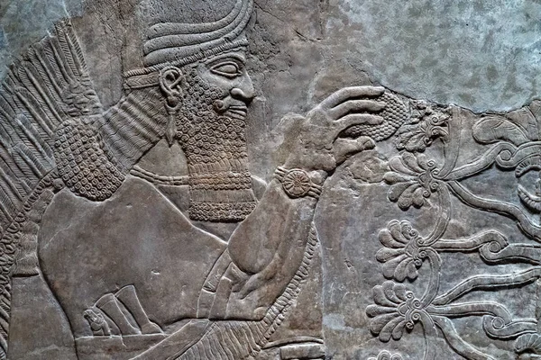 Antiga Babilônia Assíria Escultura Mesopotâmia — Fotografia de Stock