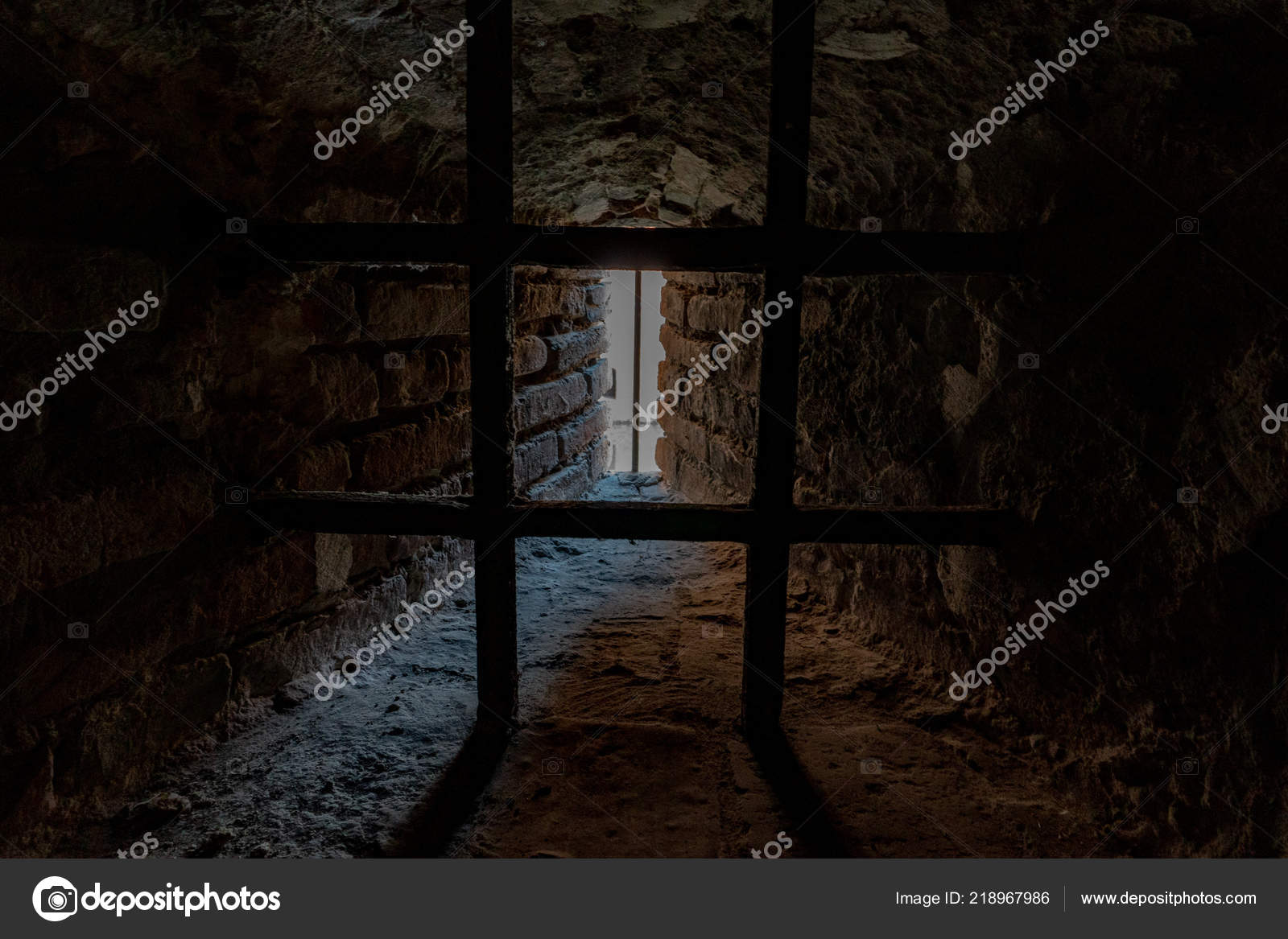 Medieval Prison Iron Bars Grate Detail Stock Photo by ©izanbar 218967986