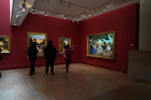 2018年10月5日 奥赛博物馆是建于1900年的火车站 拥有世界上最大的印象派杰作收藏 包括莫奈 — 图库照片