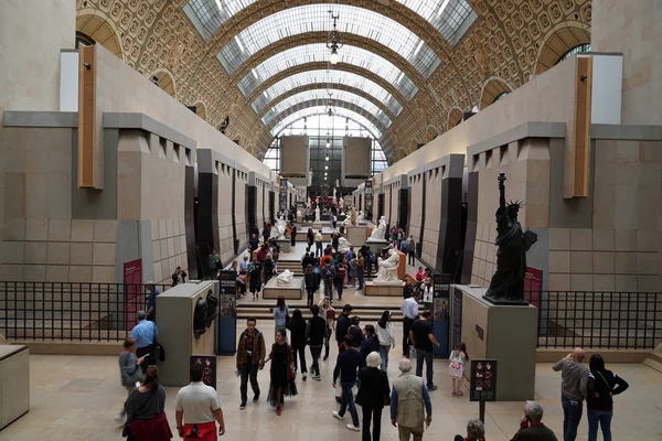 París Francia Octubre 2018 Orsay Museum Una Estación Ferroviaria Construida — Foto de Stock