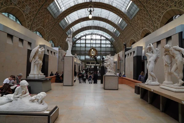 París Francia Octubre 2018 Orsay Museum Una Estación Ferroviaria Construida — Foto de Stock