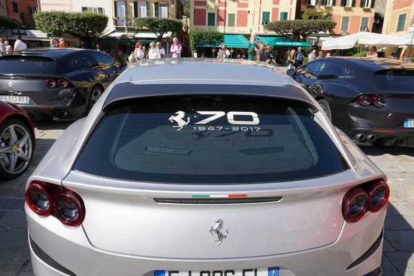 Portofino Talya Ekim 2018 Ferrari Yıl Yıldönümü Kutlama Bir Supercar — Stok fotoğraf