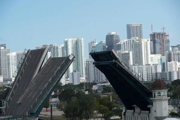 Miami Eua Novembro 2018 Miami Florida Congestionado Rodovias Com Muitos — Fotografia de Stock